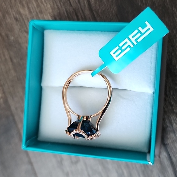 Effy Diamond london blue ring - Picture 3 of 4